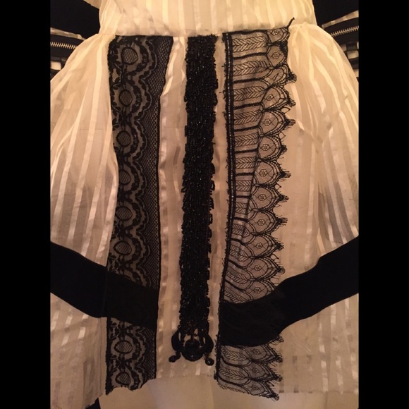 SOLD Dilara Findikoglu Silk Gothic Victorian Dress - Picture 4 of 8